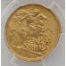 AUSTRALIA 1901 . ONE 1 SOVEREIGN . SYDNEY . GOLD . PCGS MS62